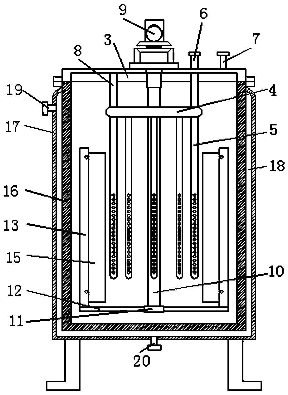 Deodorization device for waste gas generated by salicylic acid production and deodorization technology thereof