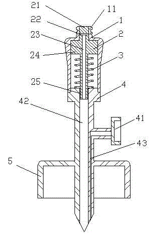 Sealed medicine transfer device