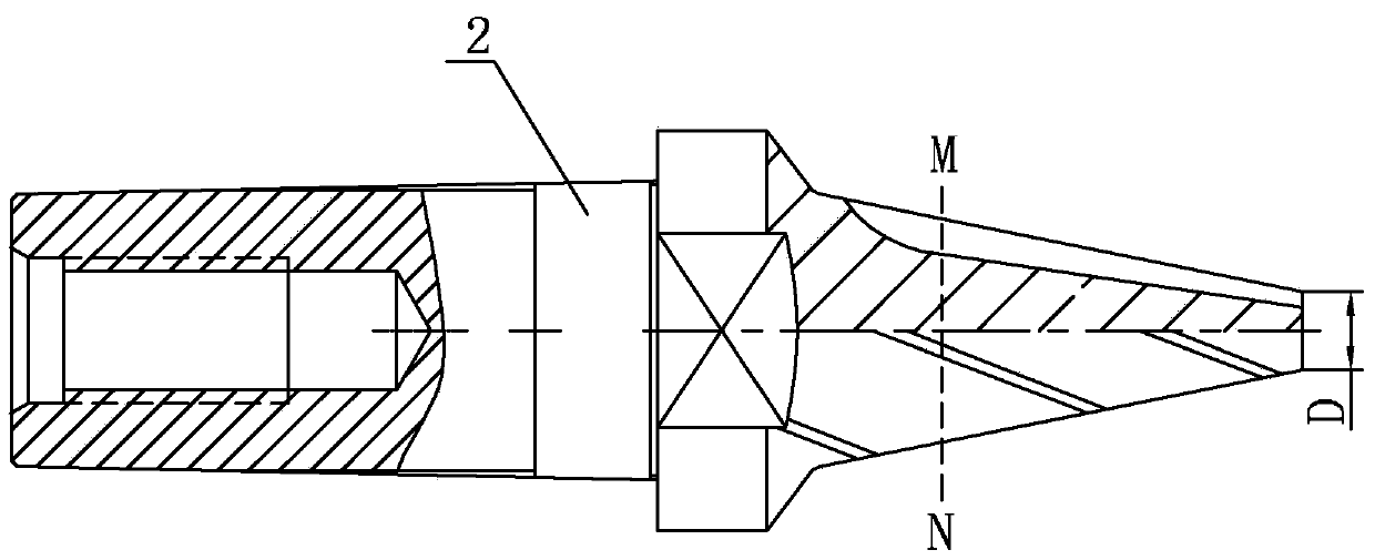 Recycling method of scrapped groove taper milling cutter