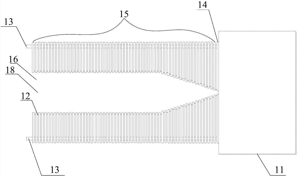 Stacked ring ion transport device