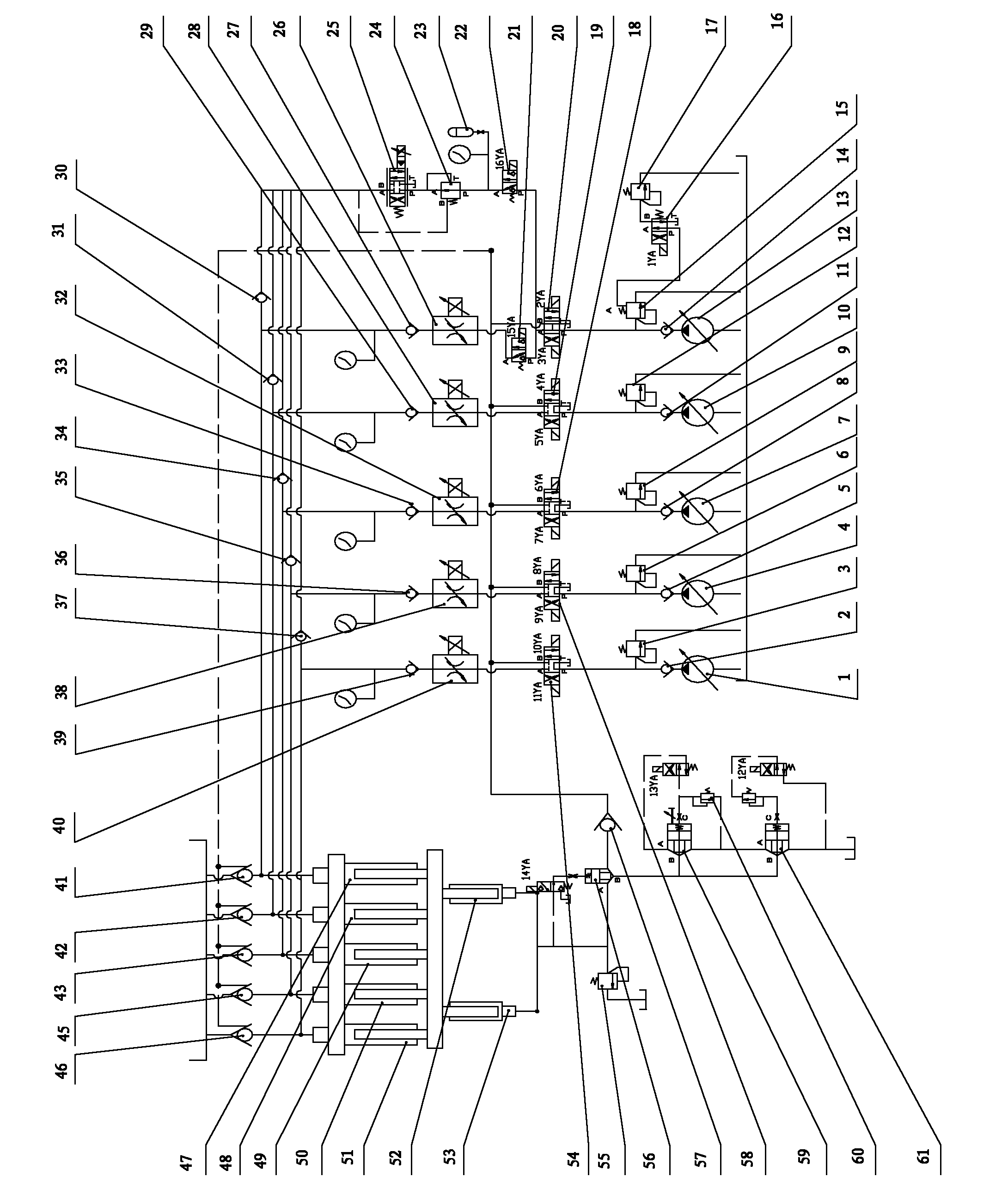 Super-slow hydraulic system for synchro-driven die-forging hydraulic press