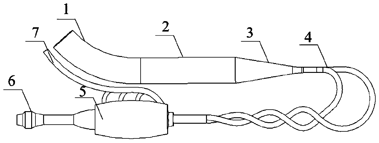 Rotational-flow air mixing type water spraying device