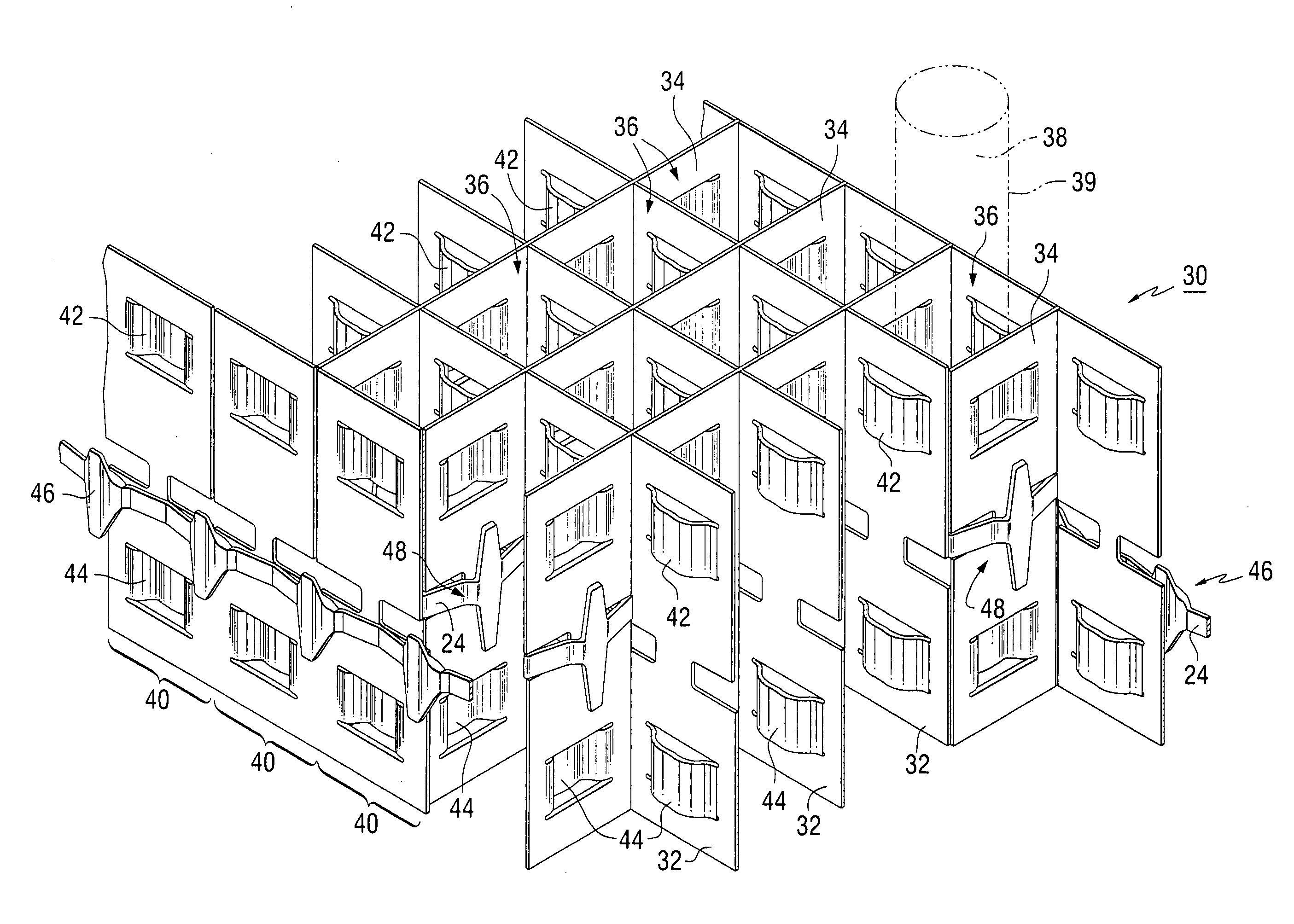 Bi-alloy spacer grid and associated methods