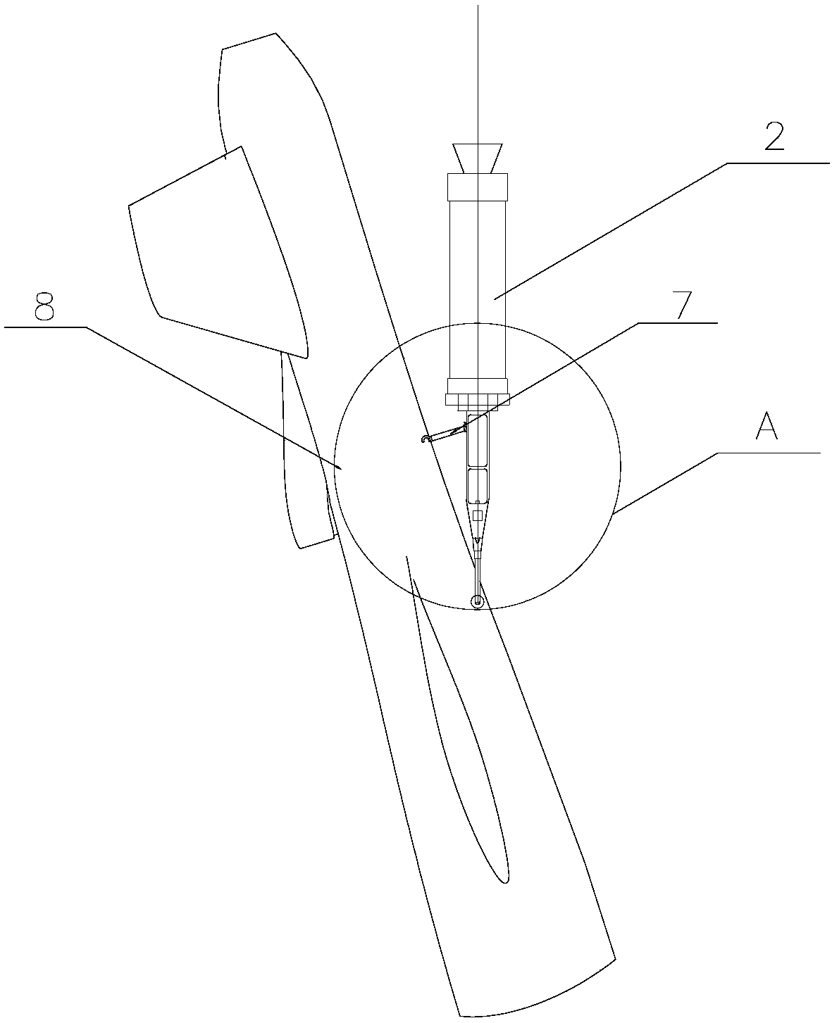 Two-point-type rocket assisting launcher of unmanned aerial vehicle and method thereof