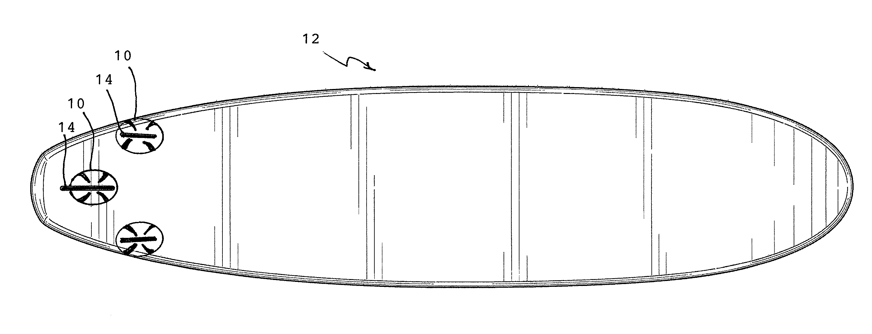 System for mounting an object on a flexible or curved surface