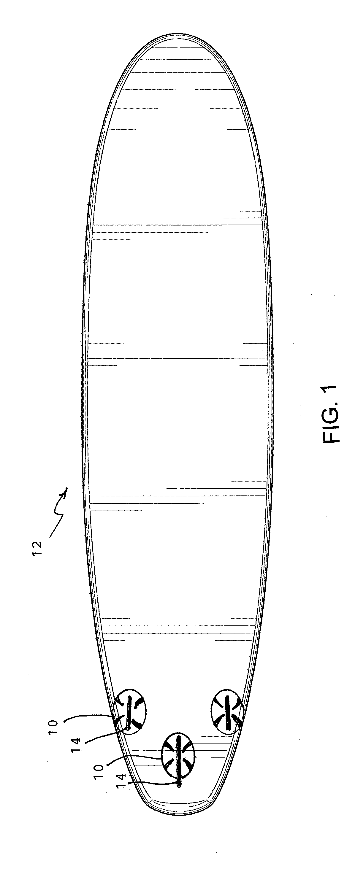 System for mounting an object on a flexible or curved surface