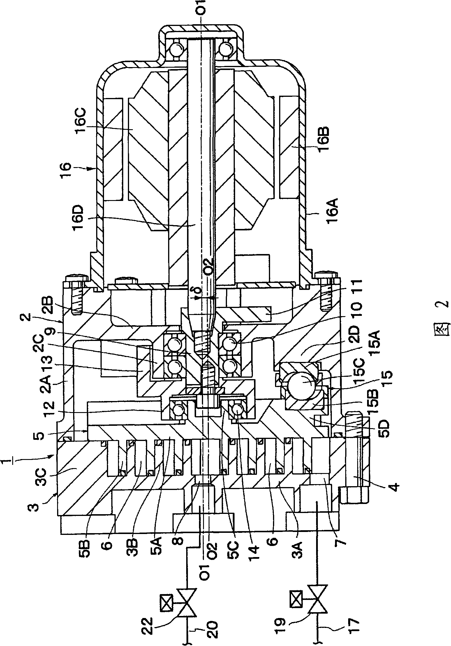 Scroll type booster