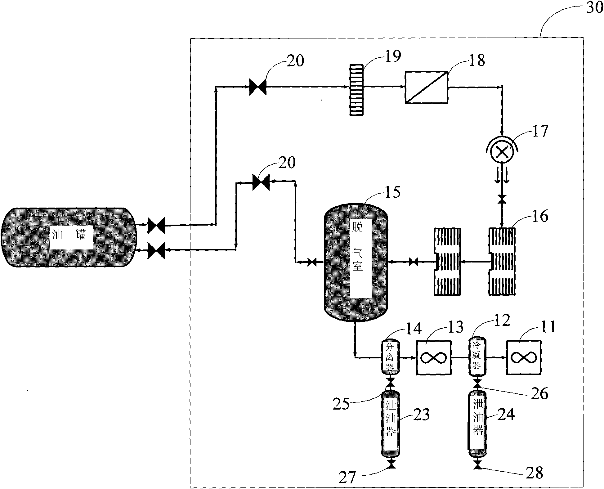 Vacuum oil filter