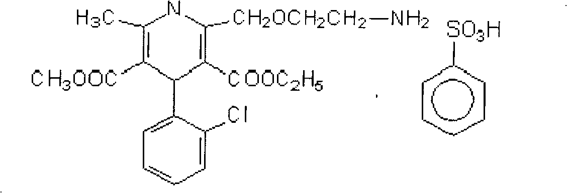 Valsartan and amlodipine compound preparation and preparation method thereof