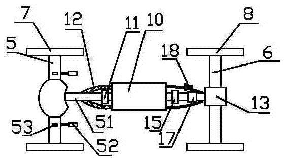 Single motor front and rear axle drive electric tractor