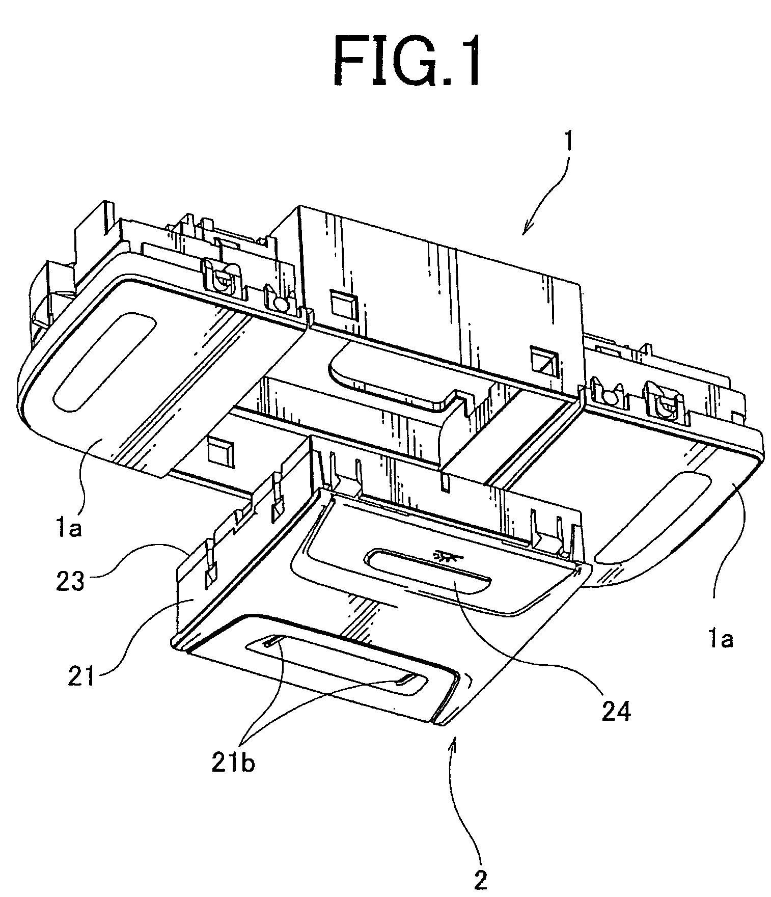 Push-button switch units for vehicle interior light assembly