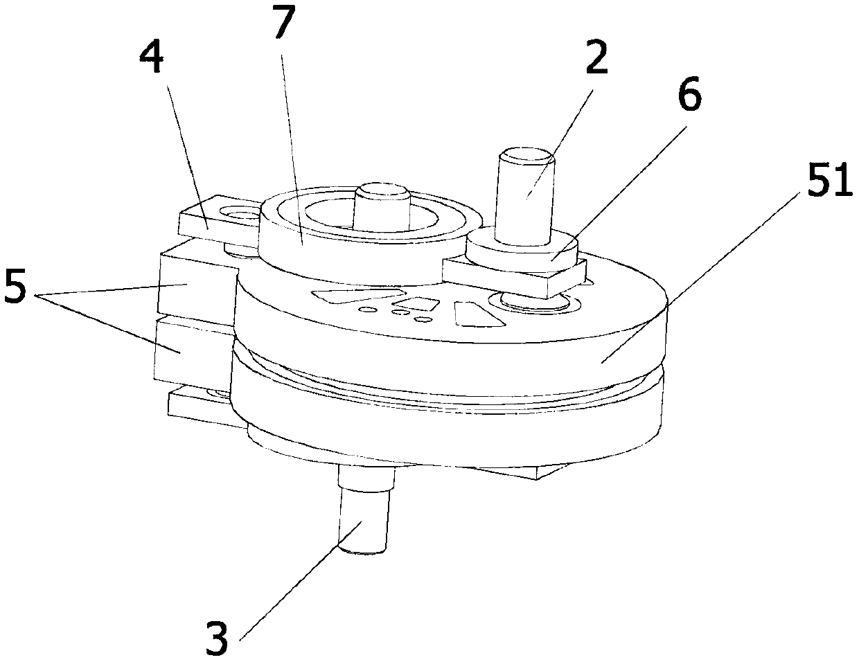 Large-transmission-ratio speed reducing method and device