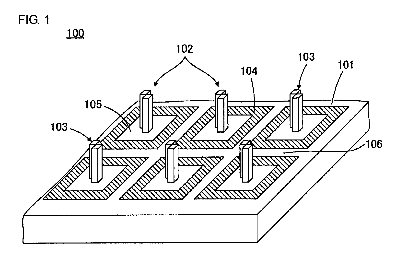 Probe-array substrate, probe array, and method of producing the same