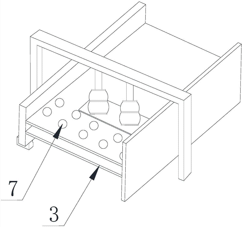 Nuclear power station double-web beam correcting tool and correcting method thereof