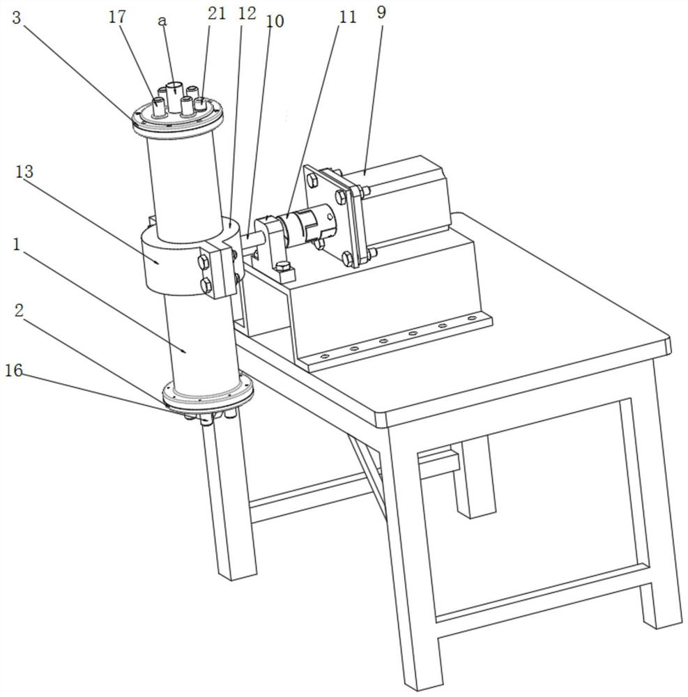 Efficient electrochemical polishing device and method for outer surface of tungsten pipe