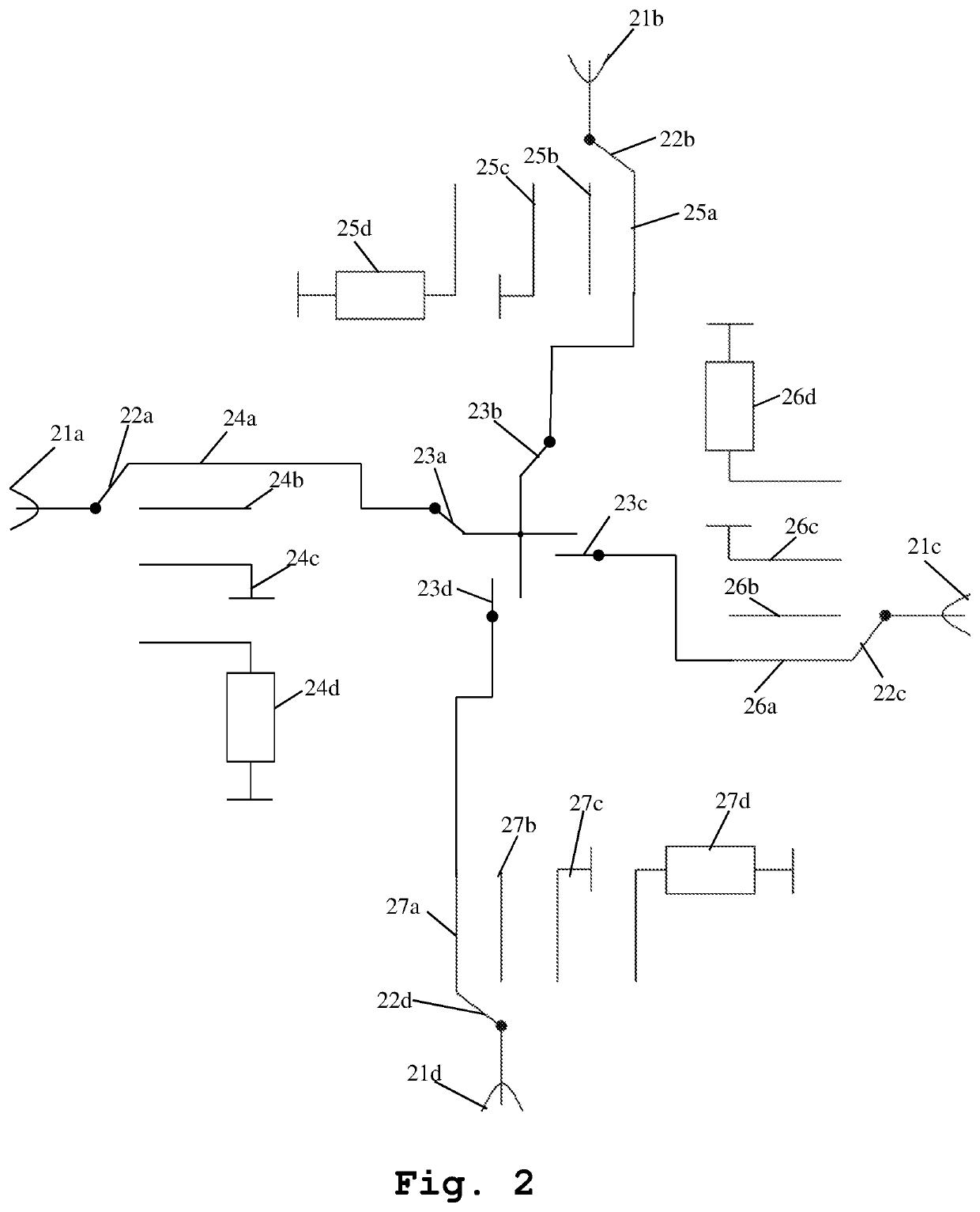 On-wafer calibration device