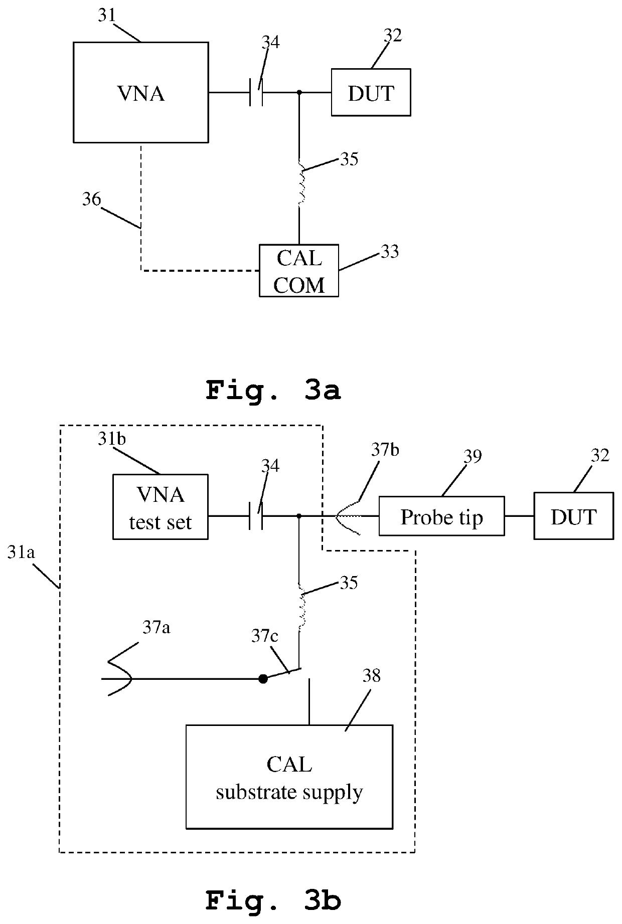 On-wafer calibration device