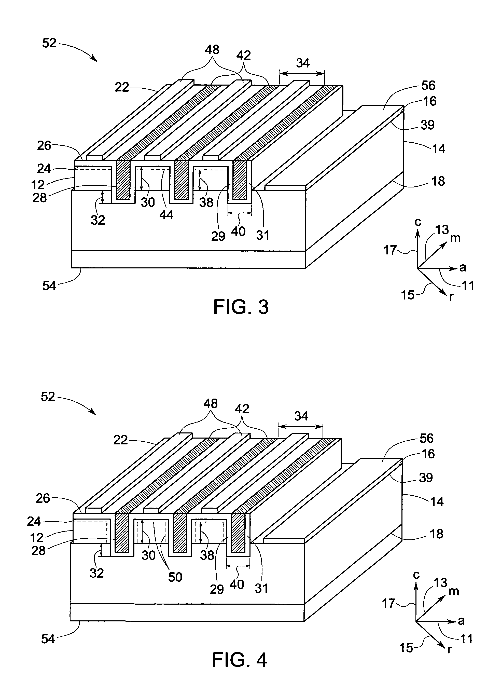 Vertical heterostructure field effect transistor and associated method