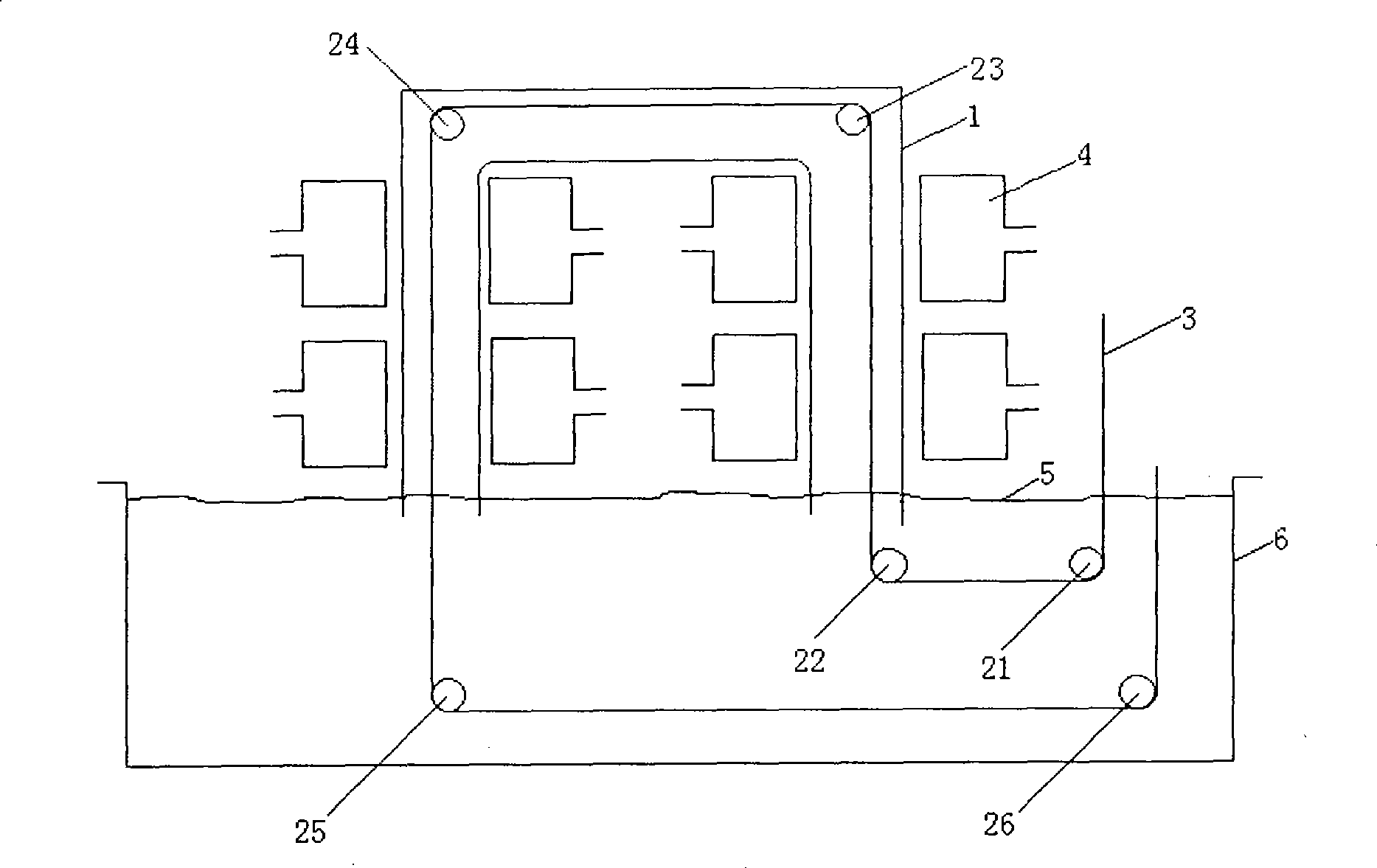 Heat treatment method of steel belt for packages and steel belt for packages