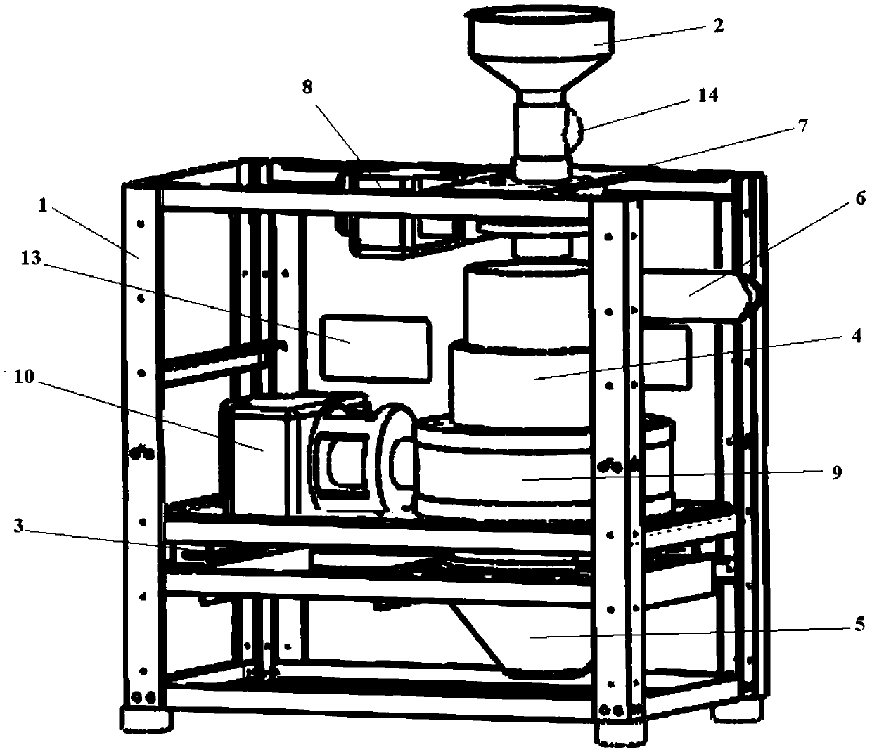 Device for real-time automatic measurement of runoff mud and sand and measurement method