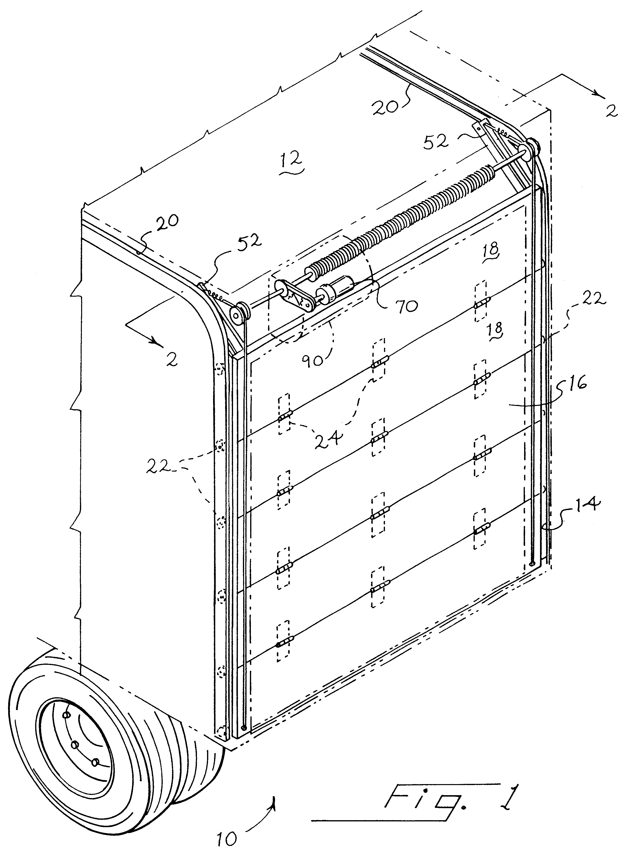 Roll-type door opener