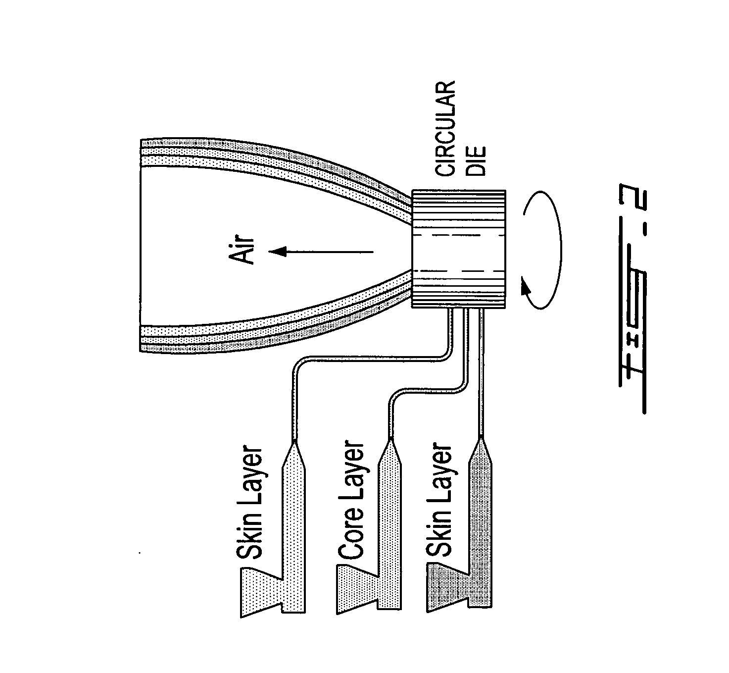 Thin film for vertical form fill and seal packaging of flowable materials