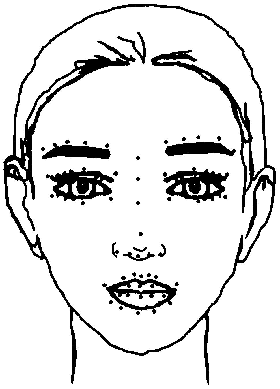 Method for recognizing face expressions