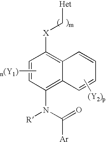 1,4-Disubstituted Naphthalenes as Inhibitors of P38 Map Kinase