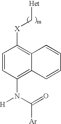 1,4-Disubstituted Naphthalenes as Inhibitors of P38 Map Kinase