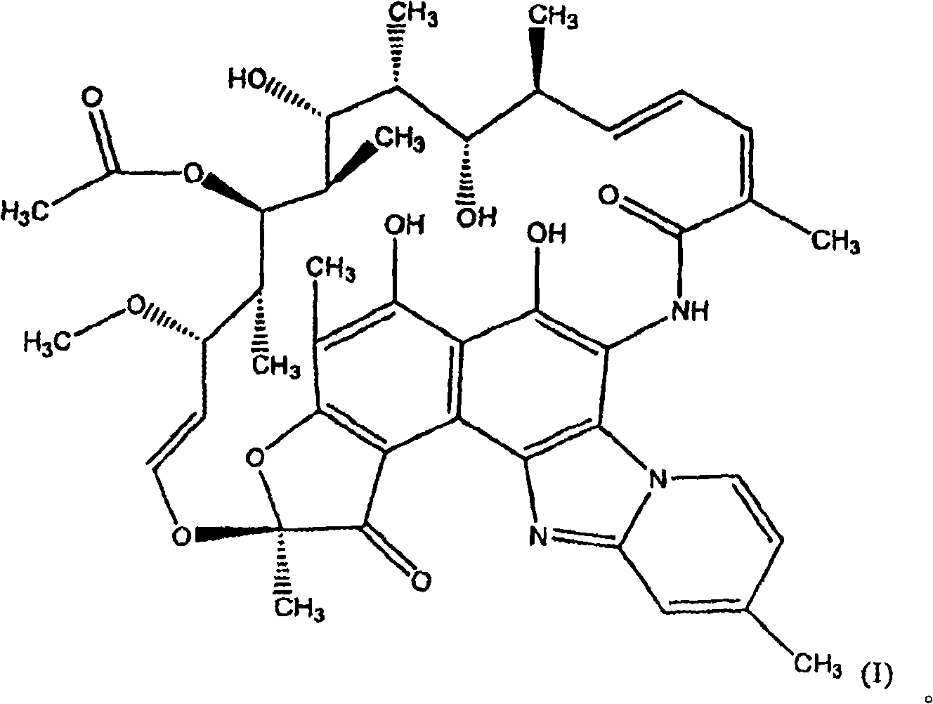 Rifaximin anti-rectal dysfunction preparation