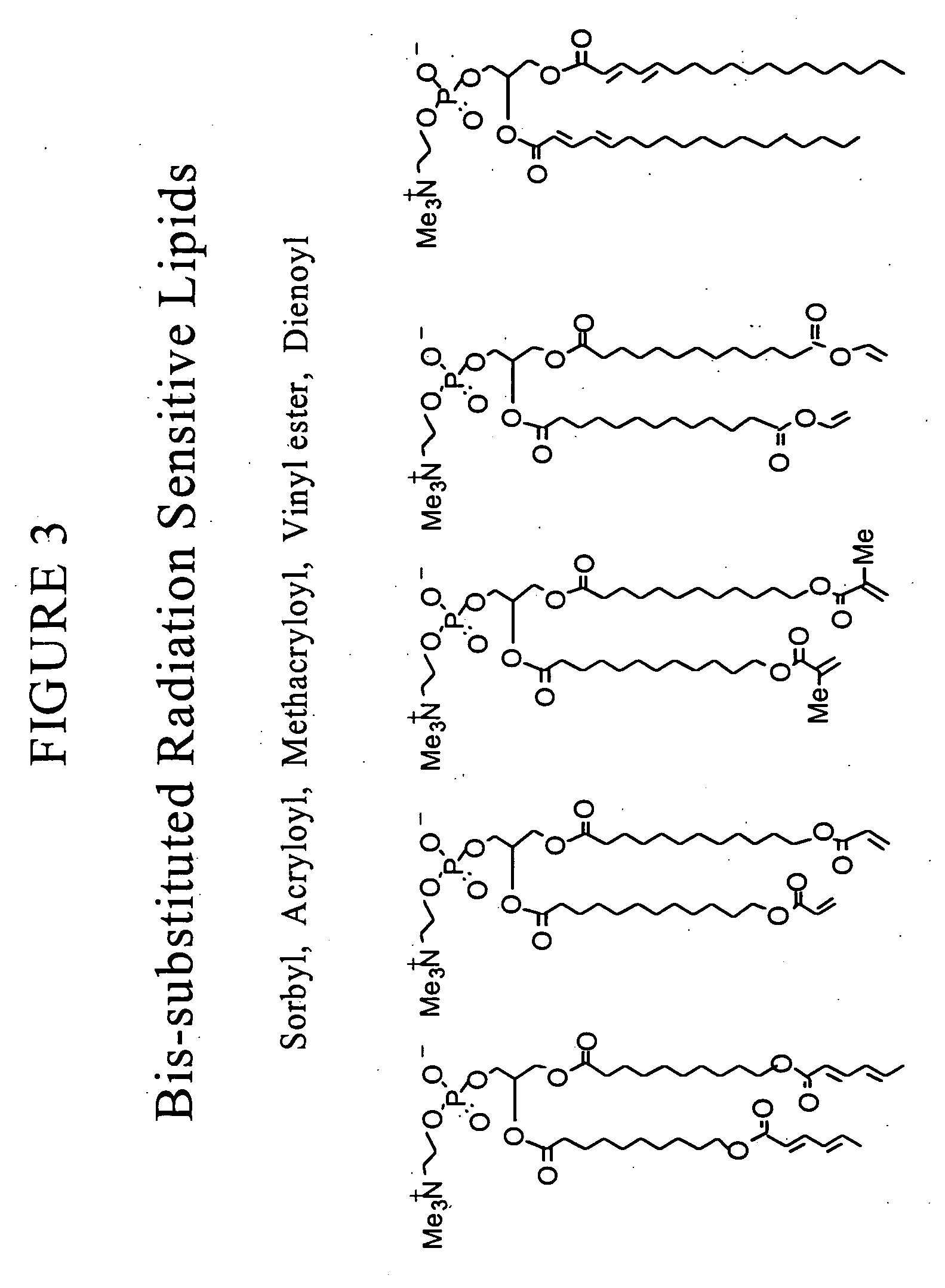 Radiation sensitive liposomes