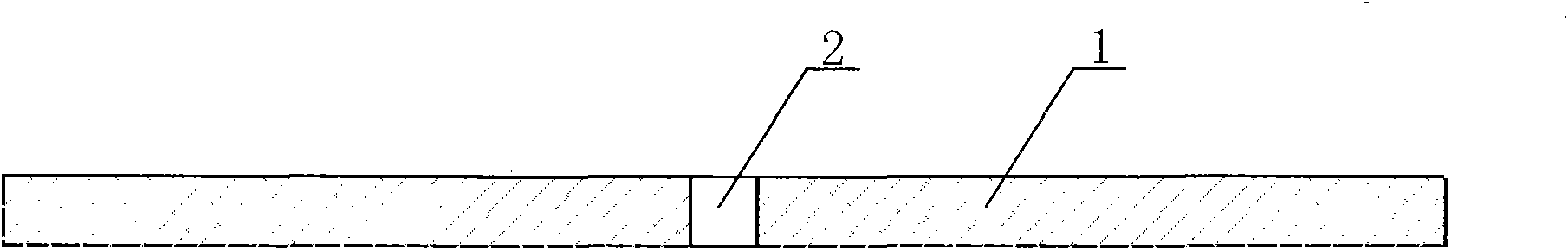 Method for preparing three-component phononic crystal by using scattering objects