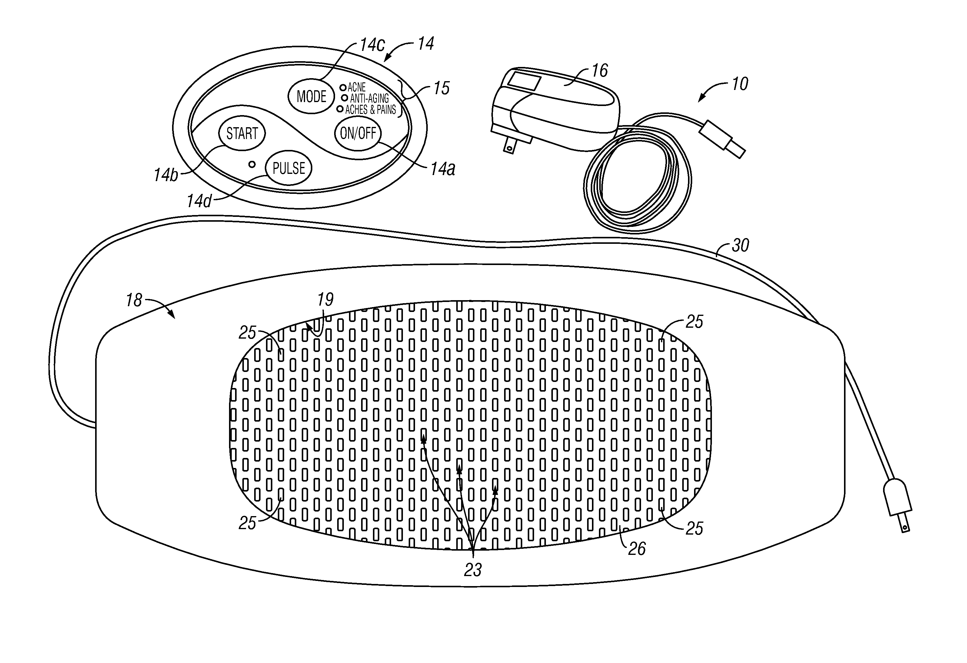 Shapeable Light Therapy and Method