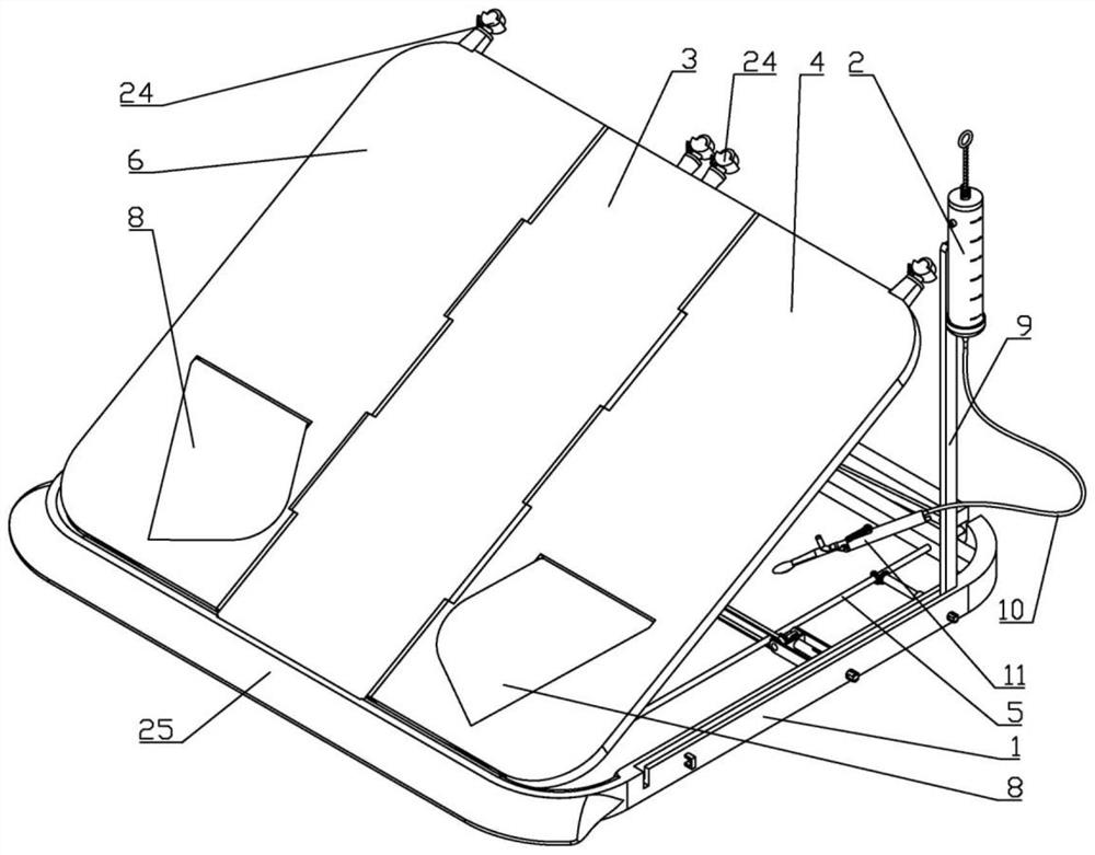 Liquid food drinking device for cardiothoracic surgery postoperative patient