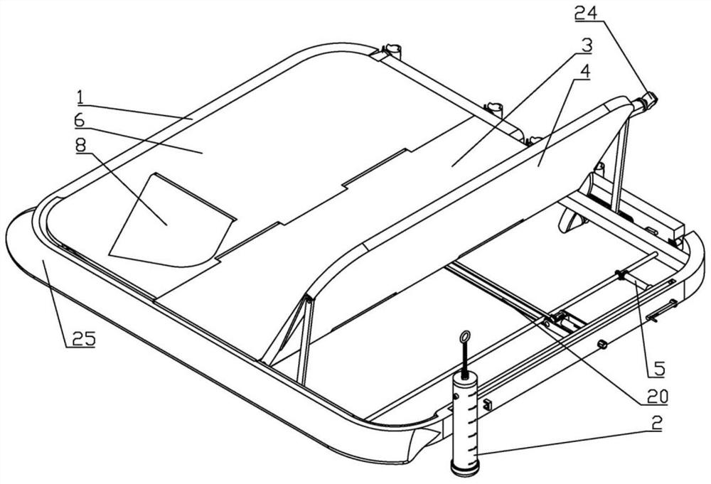 Liquid food drinking device for cardiothoracic surgery postoperative patient