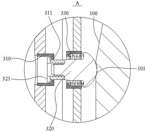 Fluid separating device, shaft structure and method for producing petroleum or natural gas