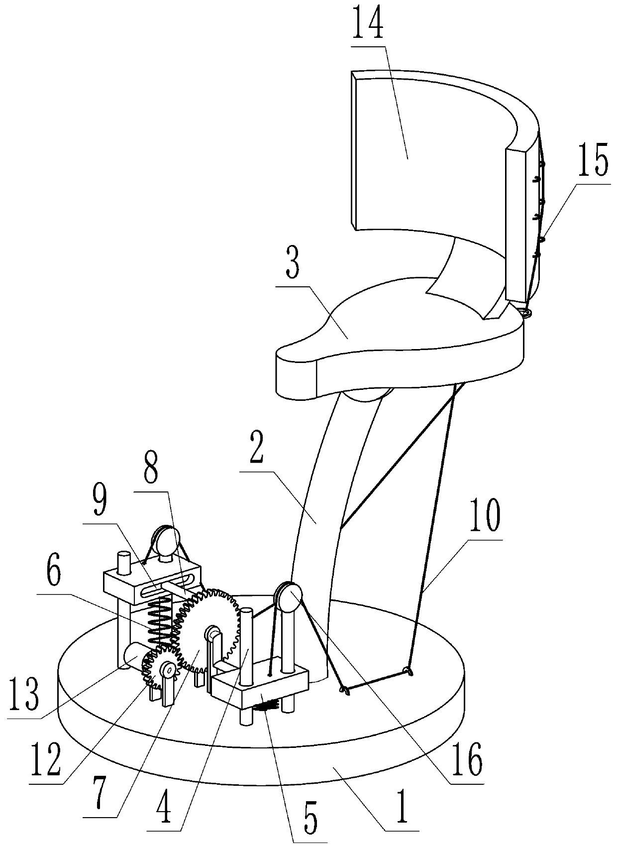 Knee and shoulder joint simultaneous exercise rehabilitation device