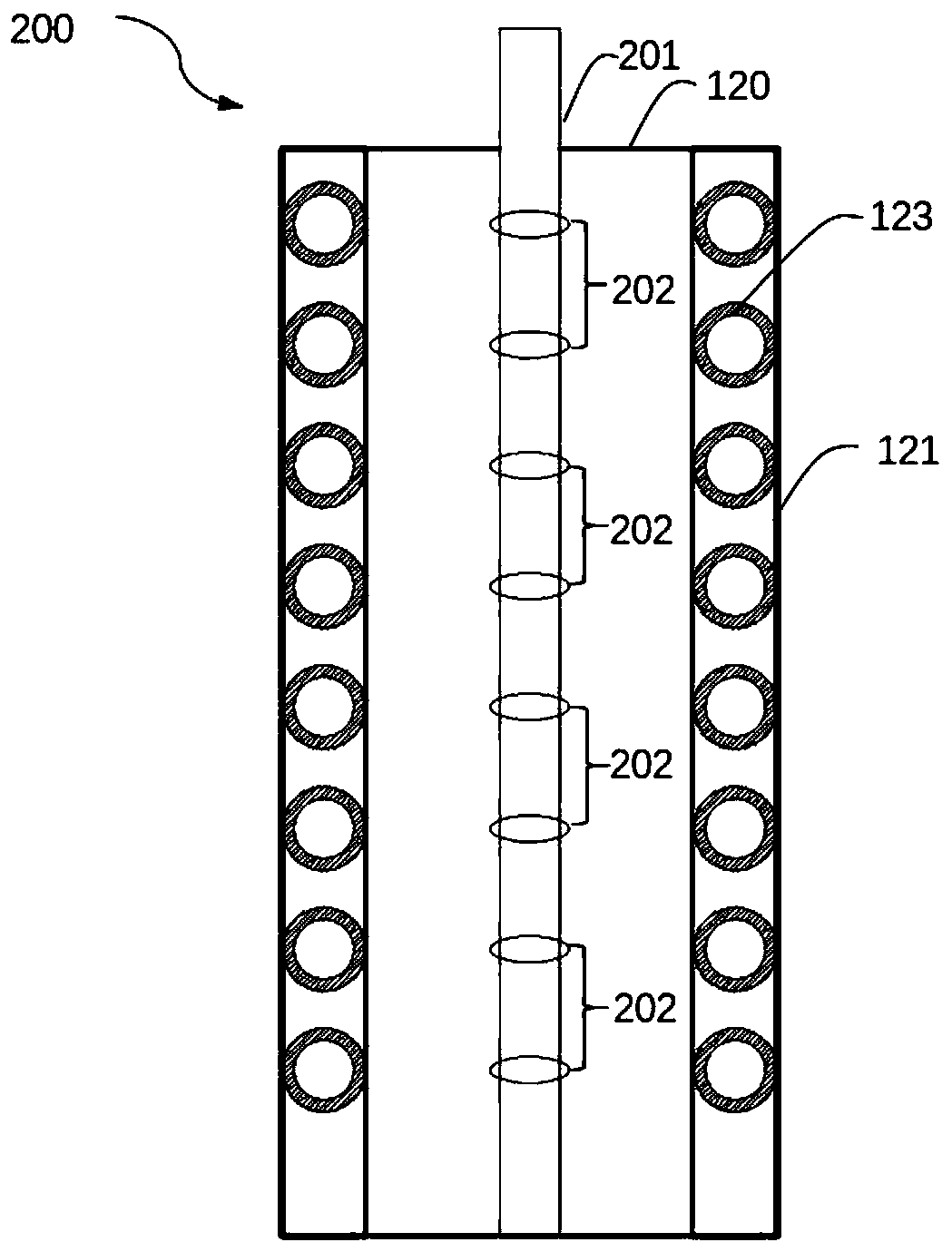 Dark pool liquid level measuring system and methodbased on strained layer aroundbragg grating