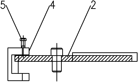 Work clamp of stator pressing plate