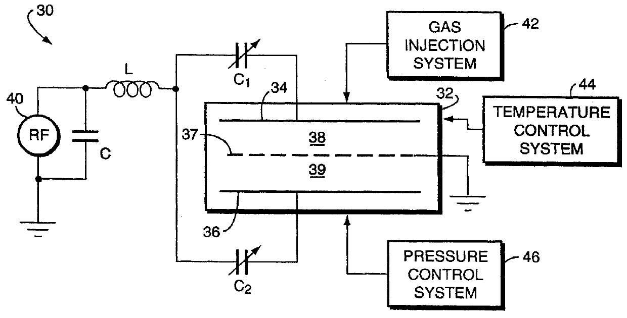 Electrode with domes for plasma focusing