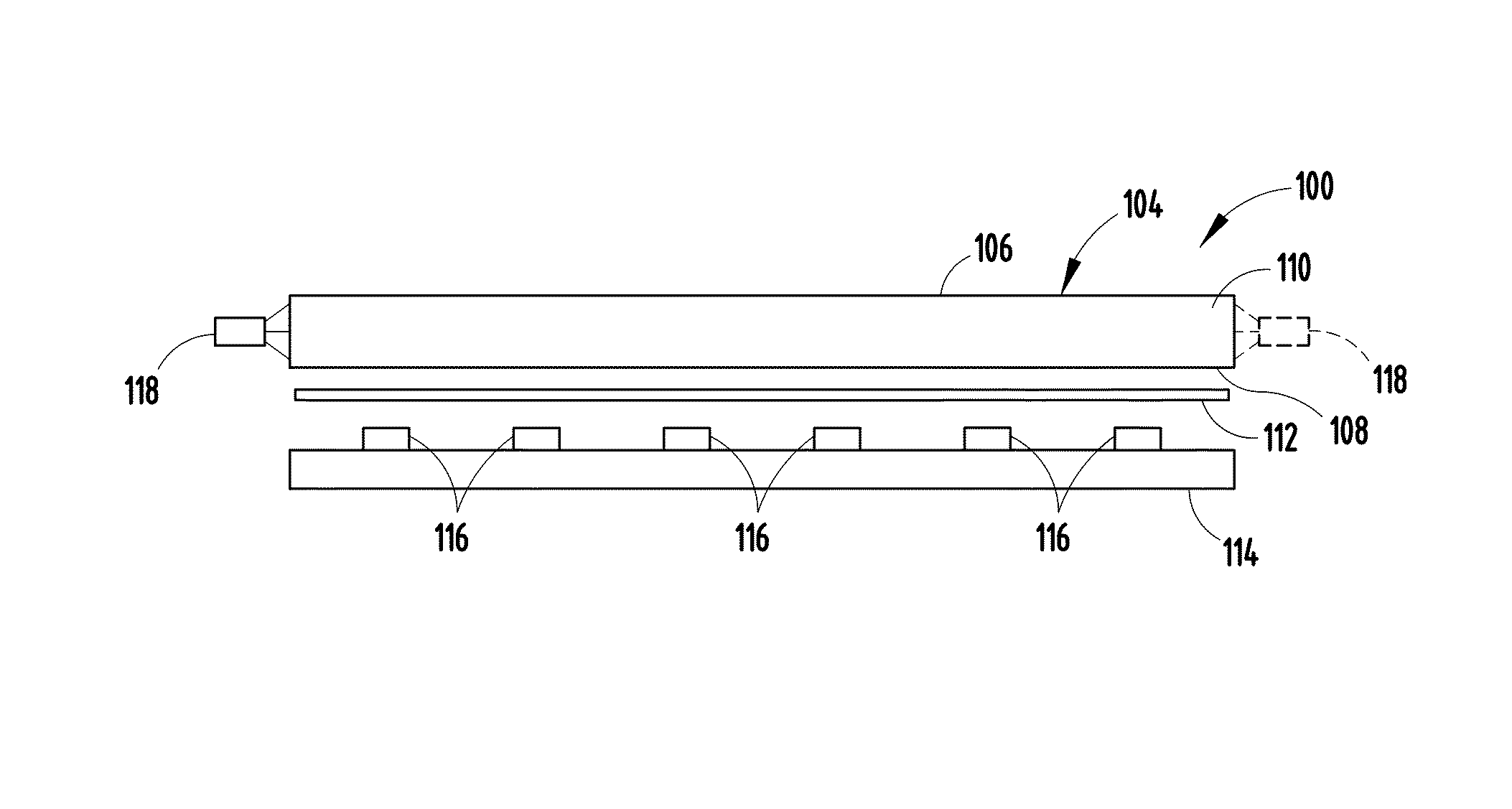 Light bar proximity switch