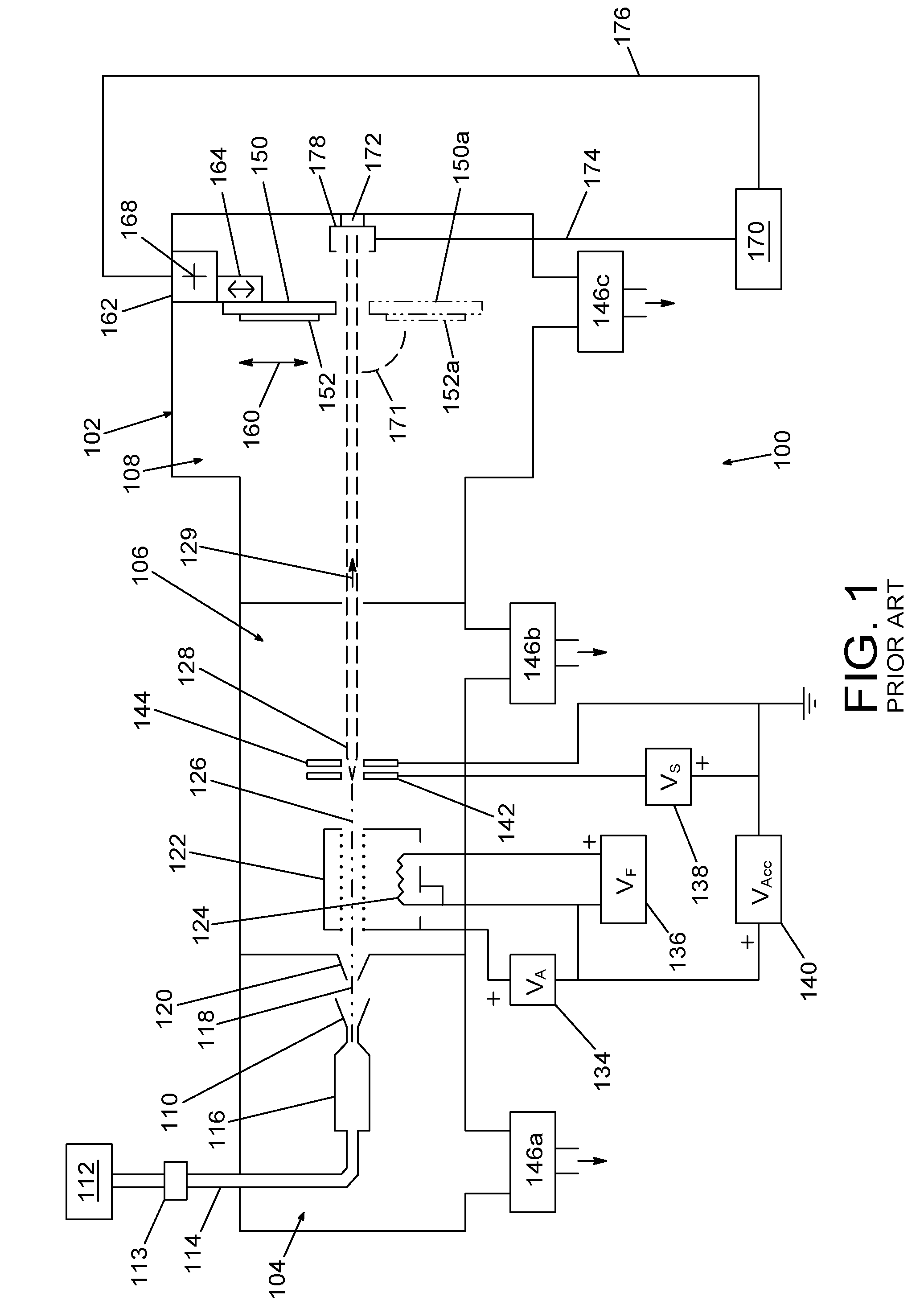 High-voltage gas cluster ion beam (GCIB) processing system