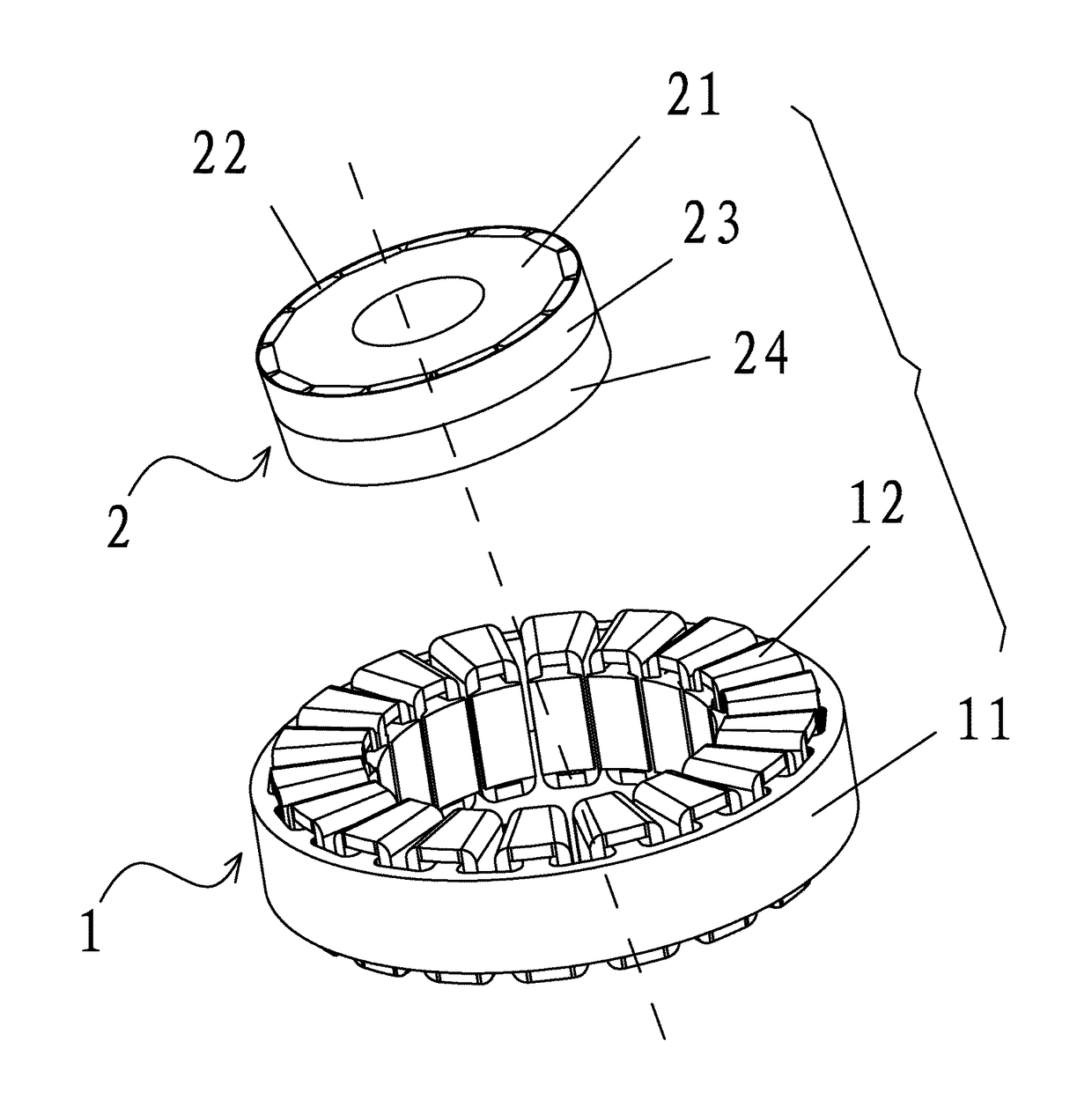 Permanent magnet motor having reduced torque ripple