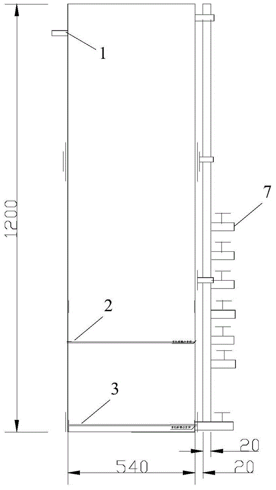 Two-phase bioretention pond with synchronous phosphorous and nitrogen removal function and construction method thereof