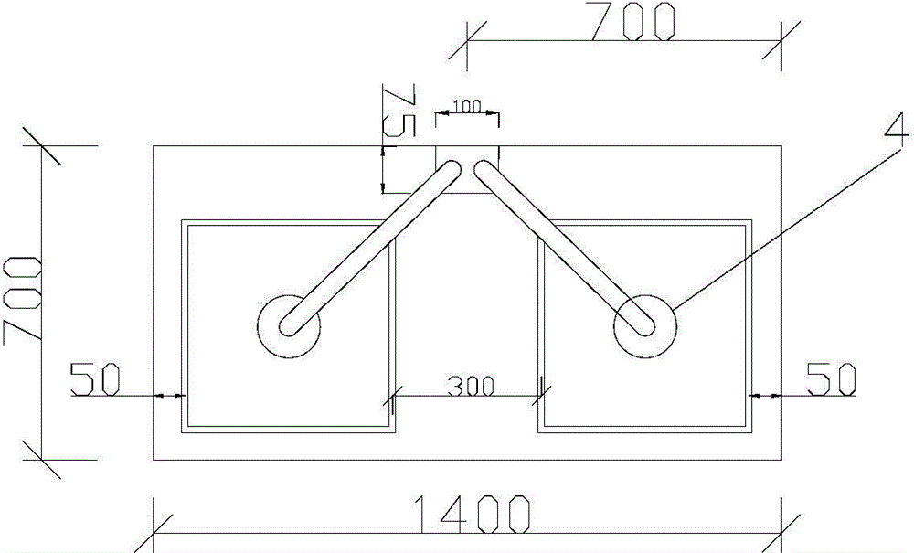 Two-phase bioretention pond with synchronous phosphorous and nitrogen removal function and construction method thereof