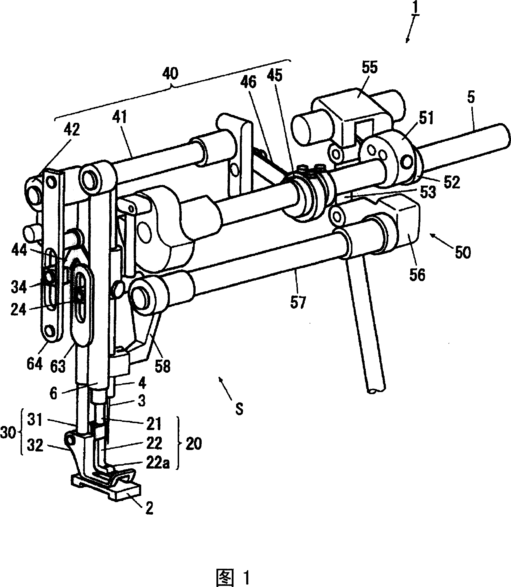 Cloth-feeding device of sewing machine