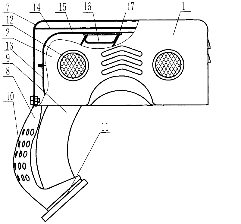 Gasoline engine for snow sweeper