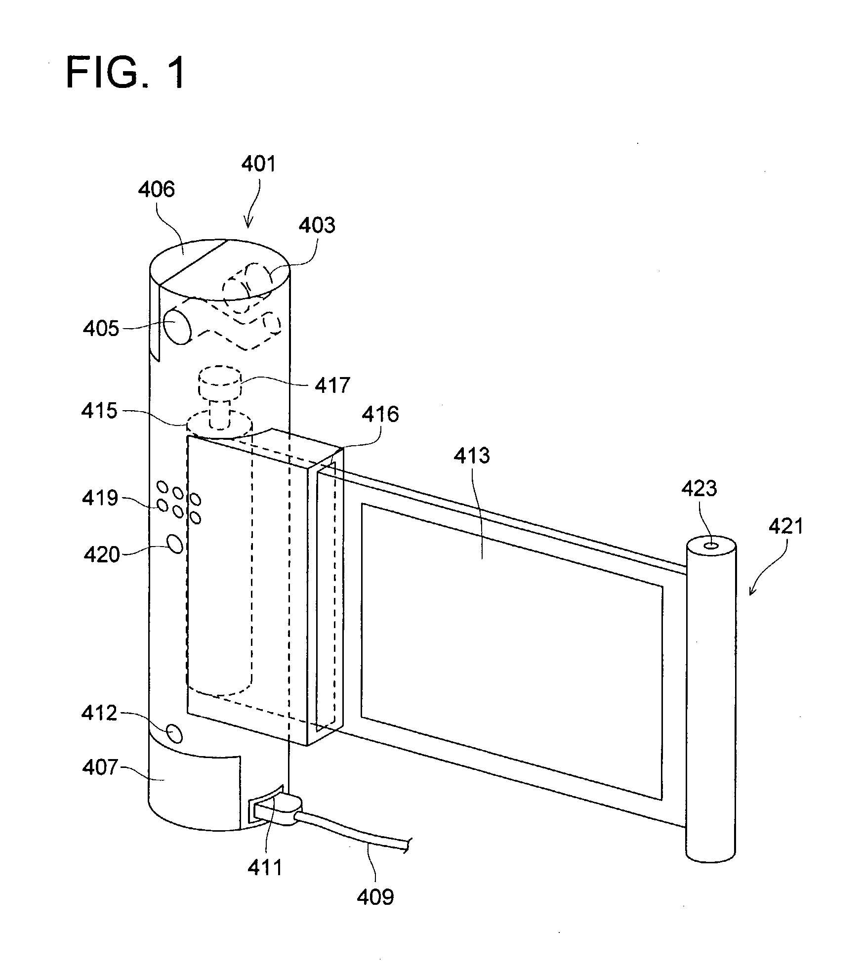 Camera having flexible display