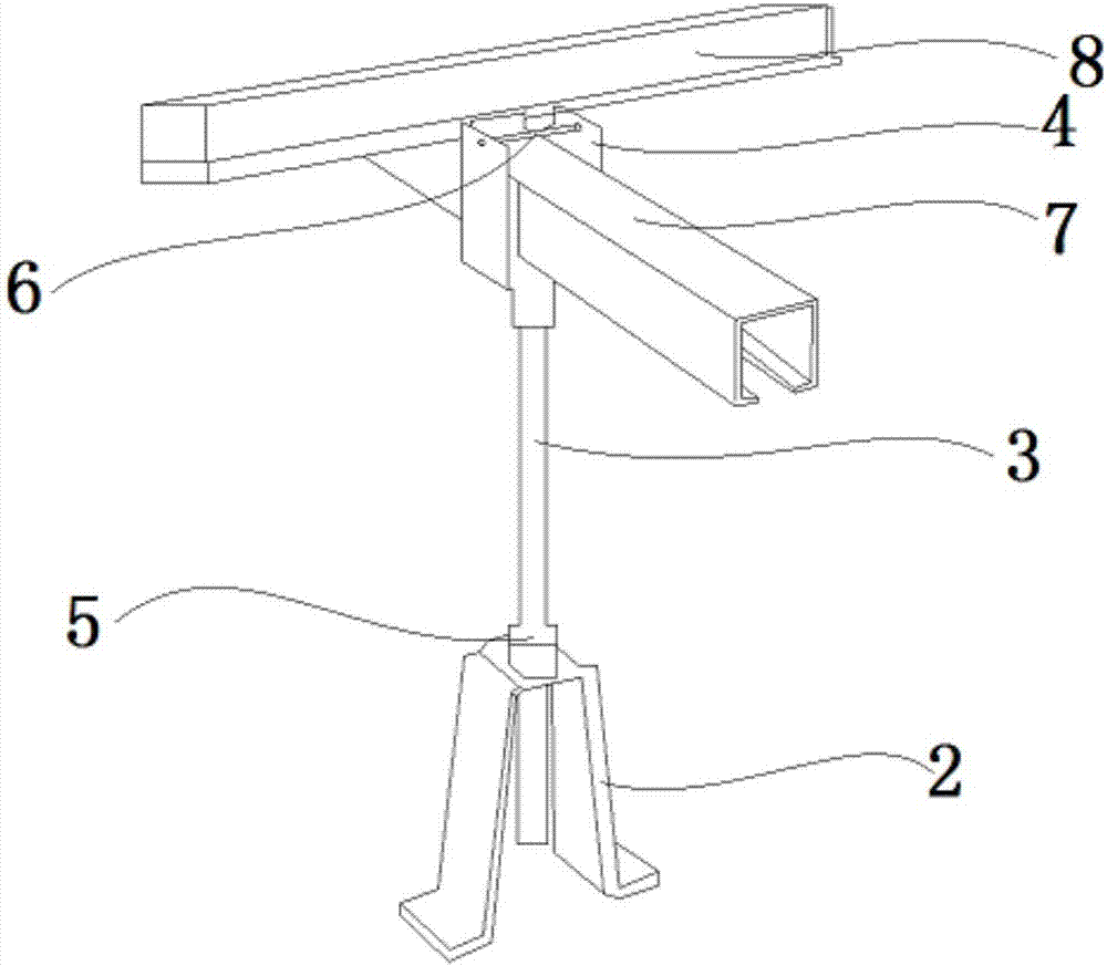 Combination type sports floor