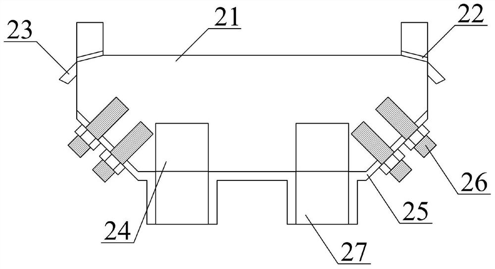 Assembly type bridge pier stud structure